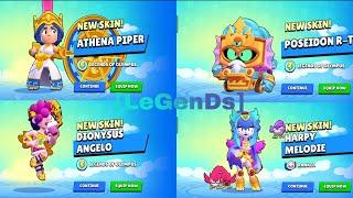 Unlock  All LEGENDS OF OLYMPUS Skins  Brawl Stars