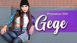 Photoshoot with GEGE  gak bosen motretnya Model cantik dan istimewa yang satu ini betahh  euy..