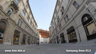 Samyang 8mm fisheye and 85mm presentation - filmed with Canon EOS 7D