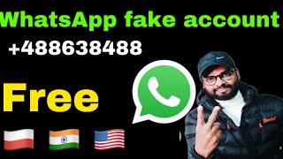 How to create WhatsApp fake account  WhatsApp fake id kaise banaye  make WhatsApp fake id  Hindi