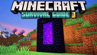 First Time in The Nether ▫ Minecraft 1.20 Survival Guide ▫ Tutorial Lets Play S3 Ep.12