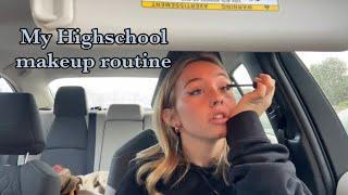 School makeup routine