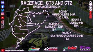 RaceFace.Pro GT3 & GT2  Endurance Series Round 1 - 24 Hours of Nordschleife Part 2