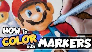 HOW to use ALCOHOL MARKERS  Professional Advice