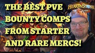 Getting Started with Hearthstone Mercenaries The BEST PvE Bounty Comps from Starter and Rare Mercs