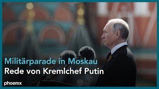 Rede von Wladimir Putin bei Militärparade zum Gedenken an Weltkriegsende  09.05.24