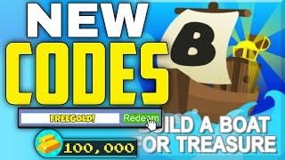 *NEW* WORKING CODES FOR BUILD A BOAT FOR TREASURE IN 2024 ROBLOX BUILD A BOAT FOR TREASURE