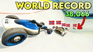 Wirtual Hunts World Record on Clean Bobsleigh Map