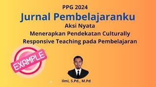 Contoh Jurnal Pembelajaran Aksi Nyata Pendekatan Culturally Responsive Teaching CRT