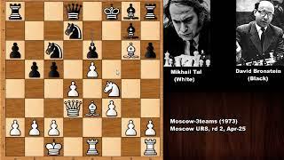 Mikhail Tal vs David Bronstein - Moscow 1973