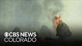 Goltra Fire burns 10 acres west of Golden in Clear Creek Canyon