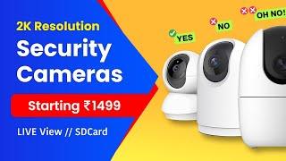 Best Security Camera for Home  2024  Best Wireless Home Security Camera  WiFi CCTV Camera India