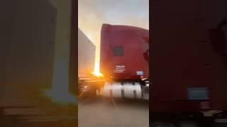 BigRig wSunshine #transportation #sunset #semitruck #trucking #vipguide