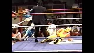 Renegado EstradaMr ClownFrankenstein vs Los ToritosMr 3D Lucha at Olympic Auditorium 7994