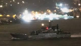 Russian Baltic Fleets Ropucha class landing ships transit Istanbul towards Black Sea - Feb 8 2022