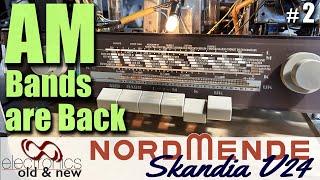 The AM is back full re-cap done and chassis cleaned up. Nordmende Skandia V24 - restoration part 2