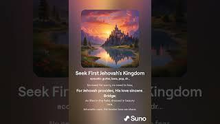 Seek First Jehovahs Kingdom II song for jw # jw #jws