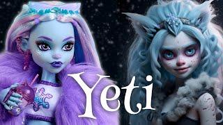 I MADE A GORGEOUS YETI PRINCESS  NEW ABBEY BOMINABLE MONSTER HIGH DOLL REPAINT by Poppen Atelier