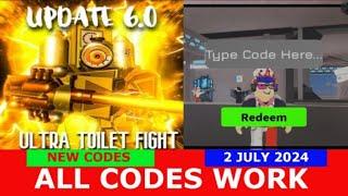 *NEW UPDATE CODES* UPDATE 6.0 Ultra Toilet Fight ROBLOX  ALL CODES