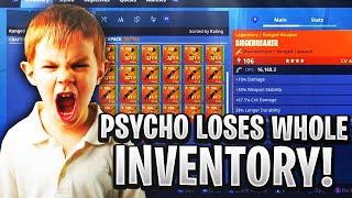 Psycho Rich Kid Loses Whole Inventory Scammer Gets Scammed Fortnite Save The world