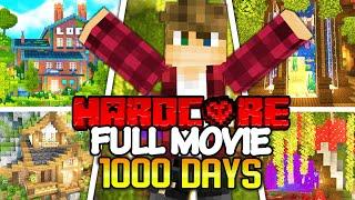 I Survived 1000 Days in HARDCORE Minecraft FULL MOVIE
