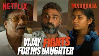 Vijay Sethupathi DEMANDS The School Owner to APOLOGIZE to His Daughter  Tamil Clip  #Maharaja