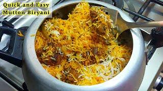 Pressure Cooker MUTTON BIRYANI  Bakraeid special Mutton Biryani Recipe  Biryani in Pressure Cooker