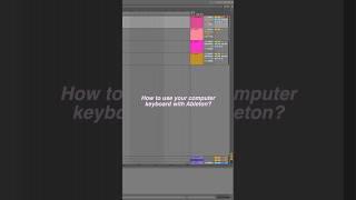 How to use your computer keyboard as MIDI in Ableton? #ableton #midi #midikeyboard #abletontutorial