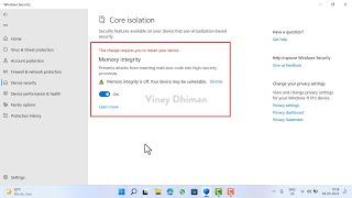 Cant Turn On Memory Integrity in Windows 11 Due to Incompatible Drivers Fix
