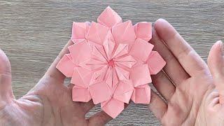 Origami Flower  Paper Flower  Christmas Paper Snowflake