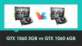 GTX 1060 3GB vs GTX 1060 6GB - 1080P New Games Comparison