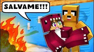 MIKECRACK ME SALVA DE LA ESCUELA INCENDIADA  MINECRAFT ROLEPLAY