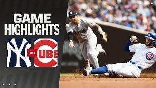 Yankees vs. Cubs Game Highlights 9824  MLB Highlights