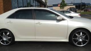 2012 Toyota Camry sitting on 20 BBY 946 Chrome Wheels and 22535-20 Lexani Tires.