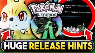 POKEMON NEWS HUGE NEW LEGENDS Z-A RELEASE WINDOW HINTS NEW GAMEPLAY RUMORS & MORE