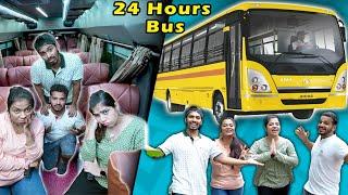 Living Inside A Bus For 24 Hours  Challenge Video India  Hungry Birds