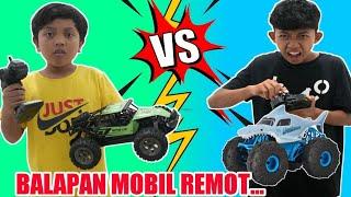 SAPUTRA REBUTAN MOBIL REMOTE CONTROL BALAPAN SAMPE MENANG  Mikael TubeHD