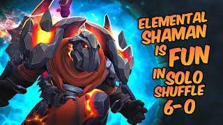 6-0 Elemental Shaman PvP Dragonflight Solo Shuffle