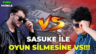 SASUKE ile VS ATTIM SİNİRDEN AĞLATTIM  OYUNDAN SİLDİ  PUBG MOBILE