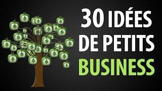 30 Idées de Petits Business Rentables avec Peu dInvestissement