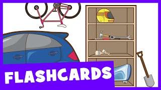 Learn Garage Vocabulary  Talking Flashcards