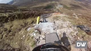 HELMET CAM Glencoe DH track