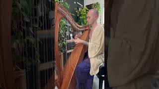 Deep Relaxation & A Moment Of Peace - Celtic Harp Mini Meditation #shorts