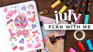 PLAN WITH ME  July 2024 Bullet Journal Setup