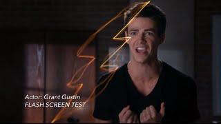 Check Out Grant Gustins Screen Test For The Flash