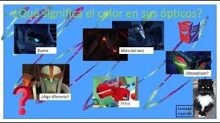 Teoría Significado del color de los ópticos de los Transformers en la continuidad alineada WFC