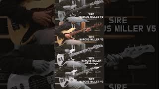SIRE Marcus Miller V3 vs V5 vs V7 vintage vs V8