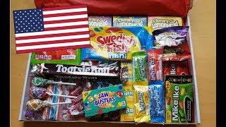 American Candy Unboxing & Tasting No Talking ASMR