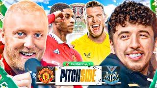 MAN UTD 2-0 NEWCASTLE ft. Chip & Arthur TV- Pitch Side LIVE