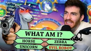 Peggle Speedrun but an Ai Robot threatens me with trivia